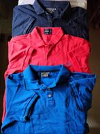 lot 3 polo's t-shirts 152 blauw rood, Comme neuf, Enlèvement ou Envoi