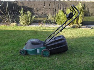elektrische grasmachine, Tuin en Terras, Grasmaaiers, Ophalen, Cirkelmaaier, Gebruikt, Elektrische grasmaaier