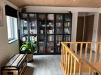 DEUX bibliothèques noires portes verre, Ophalen, Zo goed als nieuw
