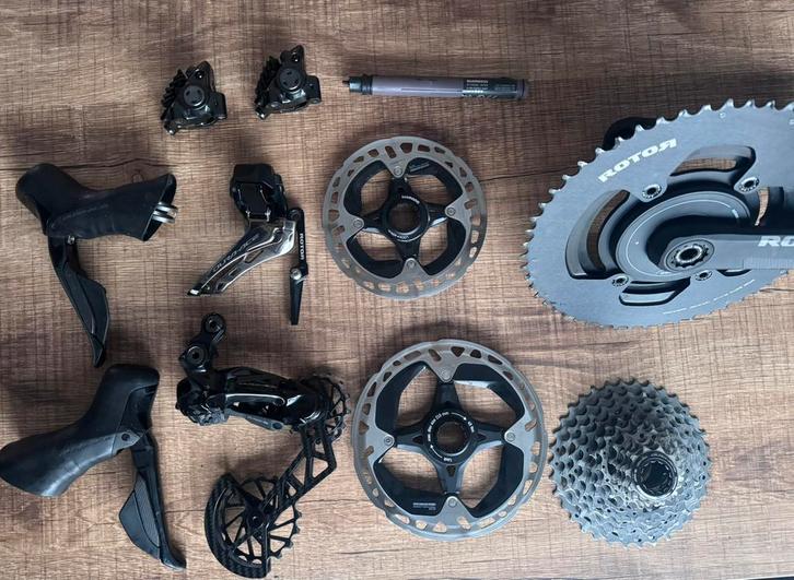 Shimano Dura-Ace 12-speed groepset (incl. powermeter), Fietsen en Brommers, Fietsonderdelen, Gebruikt, Racefiets, Overige typen