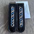 Laarzenclip Ketting Zilver Blauw Zwart *~*NIEUW*~*, Dieren en Toebehoren, Dames, Dressuur, Nieuw, Ophalen of Verzenden