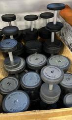 Technogym PU Dumbells 5-40 KG Gewichten, Gebruikt, Ophalen of Verzenden, Rug, Dumbbell