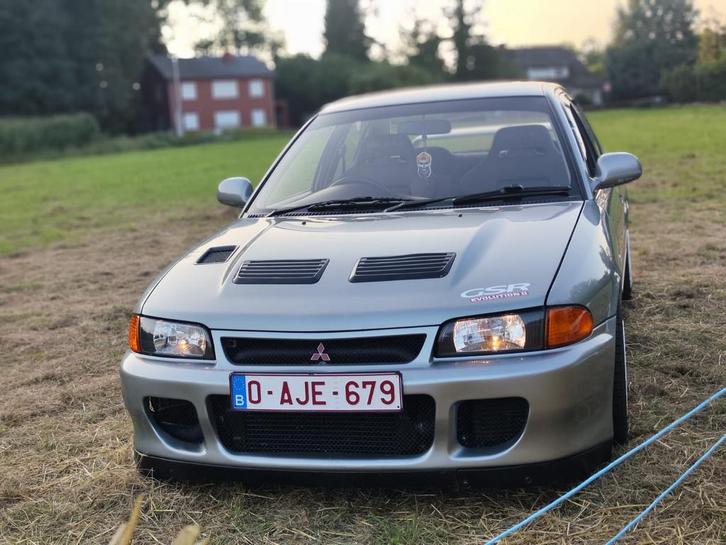 Mitsubishi lancer evolution 2, Auto's, Mitsubishi, Particulier, Lancer, Benzine, Berline, 5 deurs, Handgeschakeld, Zilver of Grijs