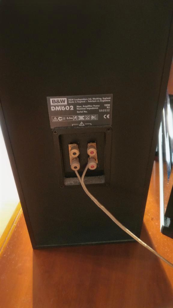 Bowers & Wilkins DM 602, TV, Hi-fi & Vidéo, Enceintes, Comme neuf, Haut-parleurs Frontaux, Arrière ou Stéréo, Bowers & Wilkins (B&W)