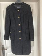 Mooie zwarte mantel met glinstertjes RIVER WOODS, mt. 42, Kleding | Dames, River Woods, Zwart, Maat 42/44 (L), Ophalen of Verzenden