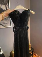 Robe de soiree longue noir bustier, Ophalen, Zo goed als nieuw