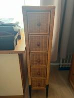 Rotan ladekastje cd, dvd of andere, Huis en Inrichting, Kasten | Ladekasten, Ophalen, 5 laden of meer, 200 cm of meer, 150 tot 200 cm