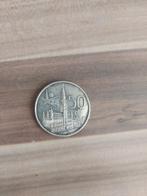 Belgische 50 Frank 1958 – Expo 58 – Zilver (835) – Koning Bo, Postzegels en Munten, Zilver, Ophalen of Verzenden, Losse munt, Zilver