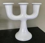 Kandelaar met 3 armen, Overige materialen, Gebruikt, Wit, Ophalen of Verzenden