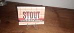 Brouwerij antiek bierlabel Stout Coop, Ophalen of Verzenden, Zo goed als nieuw, Overige typen, Overige merken