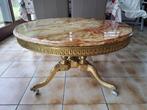 Salontafel met marmeren blad, vintage, Ophalen, 50 tot 100 cm, 50 tot 75 cm, 50 tot 100 cm