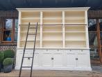 Massief houten boekenkast/bibliotheekkast GRATIS LEVERING, Ophalen of Verzenden, Zo goed als nieuw