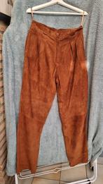 Lederen/suede damesbroek, Kleding | Dames, Broeken en Pantalons, Ophalen, Nieuw, Maat 42/44 (L)