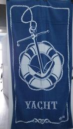 Fluwelen strandhanddoek "Marine" 78 cm  154 cm, Zo goed als nieuw, Ophalen