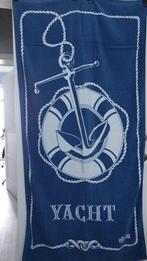 Fluwelen strandhanddoek "Marine" 78 cm  154 cm, Ophalen, Zo goed als nieuw