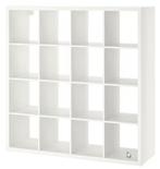 IKEA Kallax kast 147x147 WIT met mandjes, Huis en Inrichting, Ophalen, 100 tot 150 cm, 100 tot 150 cm, Zo goed als nieuw