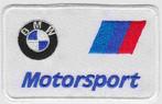 BMW Motorsport wit stoffen opstrijk patch embleem #10