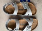 Birckenstock - Zilveren sandalen. Maat 27. Nieuw!, Fille, Autres types, Enlèvement ou Envoi, Neuf