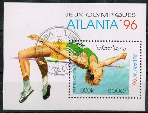 Postzegels uit Laos - K 0333 - Olympische Spelen, Postzegels en Munten, Postzegels | Azië, Gestempeld, Zuidoost-Azië, Ophalen of Verzenden