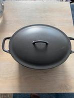 FE gietijzeren braadpan BELGIUM 32 cm, Ophalen of Verzenden, Gebruikt, Gietijzer