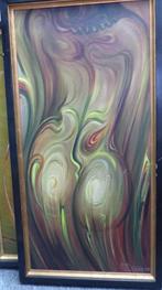 HERREMAN LODE/ OLIE OP DOEK, Antiek en Kunst, Kunst | Schilderijen | Modern, Ophalen of Verzenden