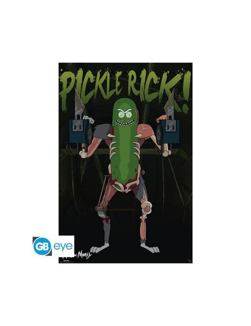 Rick & Morty - Poster Maxi (91.5x61cm) - Pickle Rick, Verzamelen, Posters, Nieuw, Film en Tv, Deurposter of groter, Vierkant, Verzenden