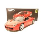 Ferrari 458 Spider 1/18 Hotwheels Elite, Comme neuf, Voiture, Enlèvement ou Envoi, Hot Wheels