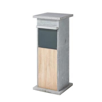 Belgische blauwsteen pakket brievenbus KB055 met houtlook |  beschikbaar voor biedingen