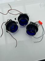 Design glas inbouw spot blauw glas, Led, Ophalen of Verzenden, Plafondspot of Wandspot, Glas