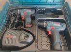 2 Boormachines bosch blauw, Doe-het-zelf en Bouw, Gereedschap | Boormachines, Ophalen, Zo goed als nieuw, Boormachine