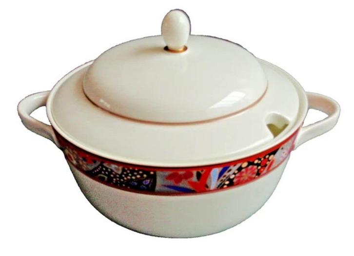 Hutschenreuther Camaro Leonard dekschaal H17x20cm soepterrin, Huis en Inrichting, Keuken | Servies, Zo goed als nieuw, Verzenden
