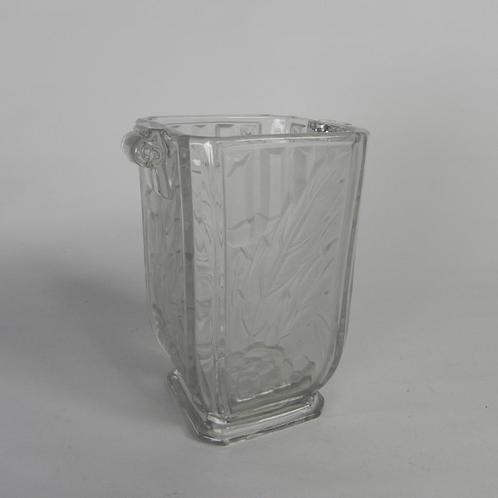 Glazen Art Deco Vaas, Maison SPIP, jaren 30, Antiquités & Art, Antiquités | Vases, Enlèvement ou Envoi