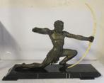 figurine art déco chasseur avec lance Chiparus 11, Antiquités & Art, Enlèvement