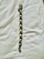 Politiearmband in zilver 20 cm, Handtassen en Accessoires, Armbanden, Zo goed als nieuw