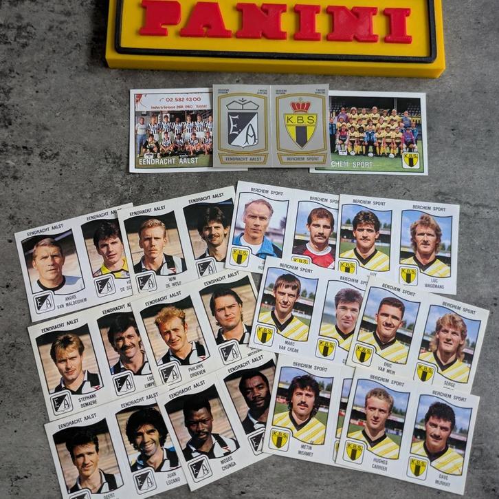 PANINI FOOTBALL 90 E.AALST / BERCHEM SP 15 STICKERS 1990, Hobby en Vrije tijd, Stickers en Plaatjes, Nieuw, Verzenden
