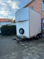 Gesloten aanhangwagen met valdeur, Ophalen, Zo goed als nieuw