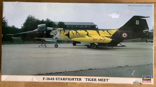 Hasegawa F-104S Starfighter 'Tiger Meet' 1:48 Zeldzaam !, Hobby en Vrije tijd, Modelbouw | Vliegtuigen en Helikopters, Nieuw, Vliegtuig