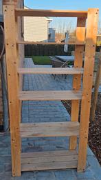 2 houten rekken, Jardin & Terrasse, Stockage & Armoires de jardin, Enlèvement