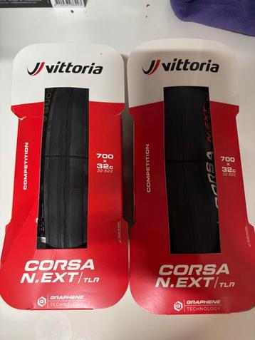 Vittoria Corsa N.ext tlr 32c + Liners beschikbaar voor biedingen