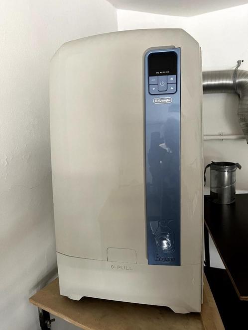 Airco DeLonghi, Elektronische apparatuur, Airco's, Gebruikt, Mobiele airco, 100 m³ of groter, 3 snelheden of meer, Koelen en Ontvochtigen