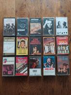 Lot Rock muziekcassettes, Cd's en Dvd's, Cassettebandjes, Gebruikt, 2 t/m 25 bandjes, Ophalen of Verzenden, Origineel
