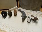 Lot d'animaux sauvages Schleich, Collections, Jouets miniatures, Comme neuf, Envoi