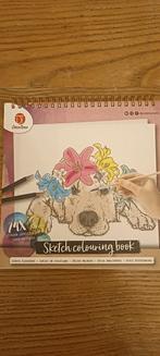 2 notitieboekjes met schetskleurboeken, Hobby en Vrije tijd, Tekenen, Ophalen of Verzenden, Gebruikt, Papier, Schets- of Tekenboek
