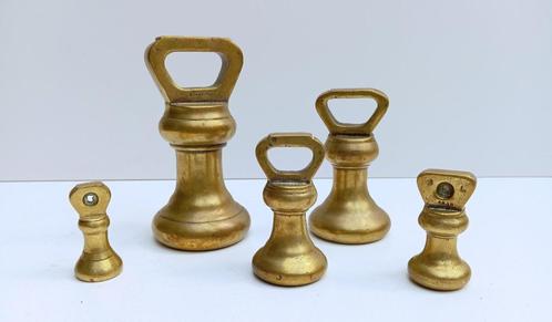 Sheffield  1930 gewichten brons klokgewichten beeld, Antiek en Kunst, Antiek | Brons en Koper, Brons, Ophalen of Verzenden