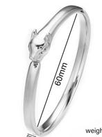 Bracelet léopard couleur argent, Bijoux, Sacs & Beauté, Bracelets à breloques, Enlèvement ou Envoi, Neuf, Argent