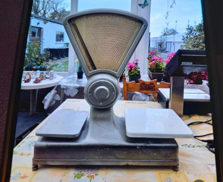 Oude weegschaal, bascule, Antiek en Kunst, Antiek | Gereedschap en Instrumenten, Ophalen