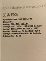 AEG VAMPYR stofzuiger- en borstelzakken, Ophalen, Nieuw, Stofzak, Stofzuiger