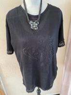 Zwarte blouse maat M/L, Ophalen of Verzenden, Gedragen