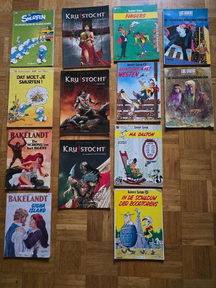 Lot met verschillende strips; 0,4€ of 0,5€ per strip, Boeken, Stripverhalen, Gelezen, Meerdere stripboeken, Ophalen