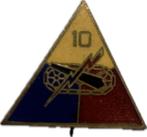 DUI / Crest 10th Armored Division US ww2